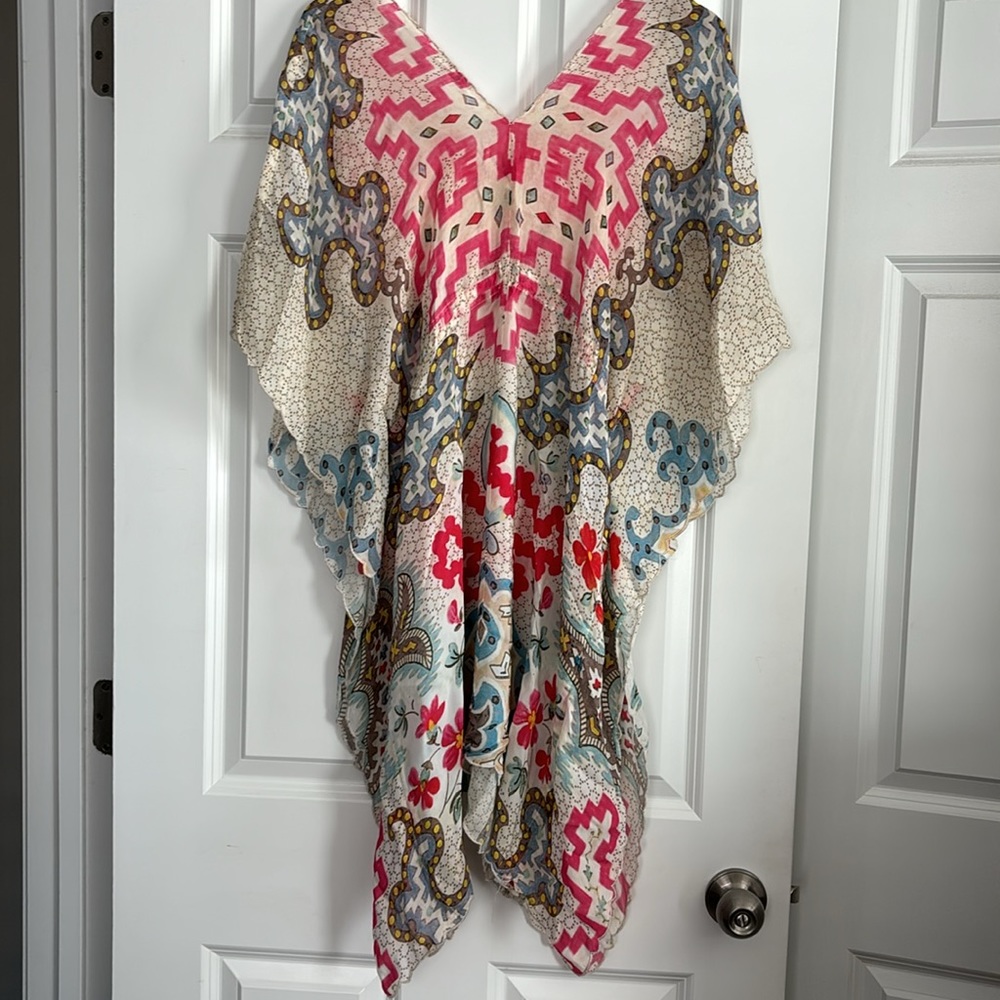 Johnny Was Printed Tunic Bohemian Medium - Picture 6 of 12
